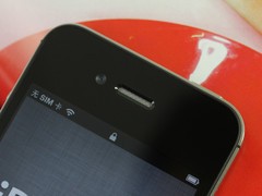 iPhone 4S 黑色 听筒图 